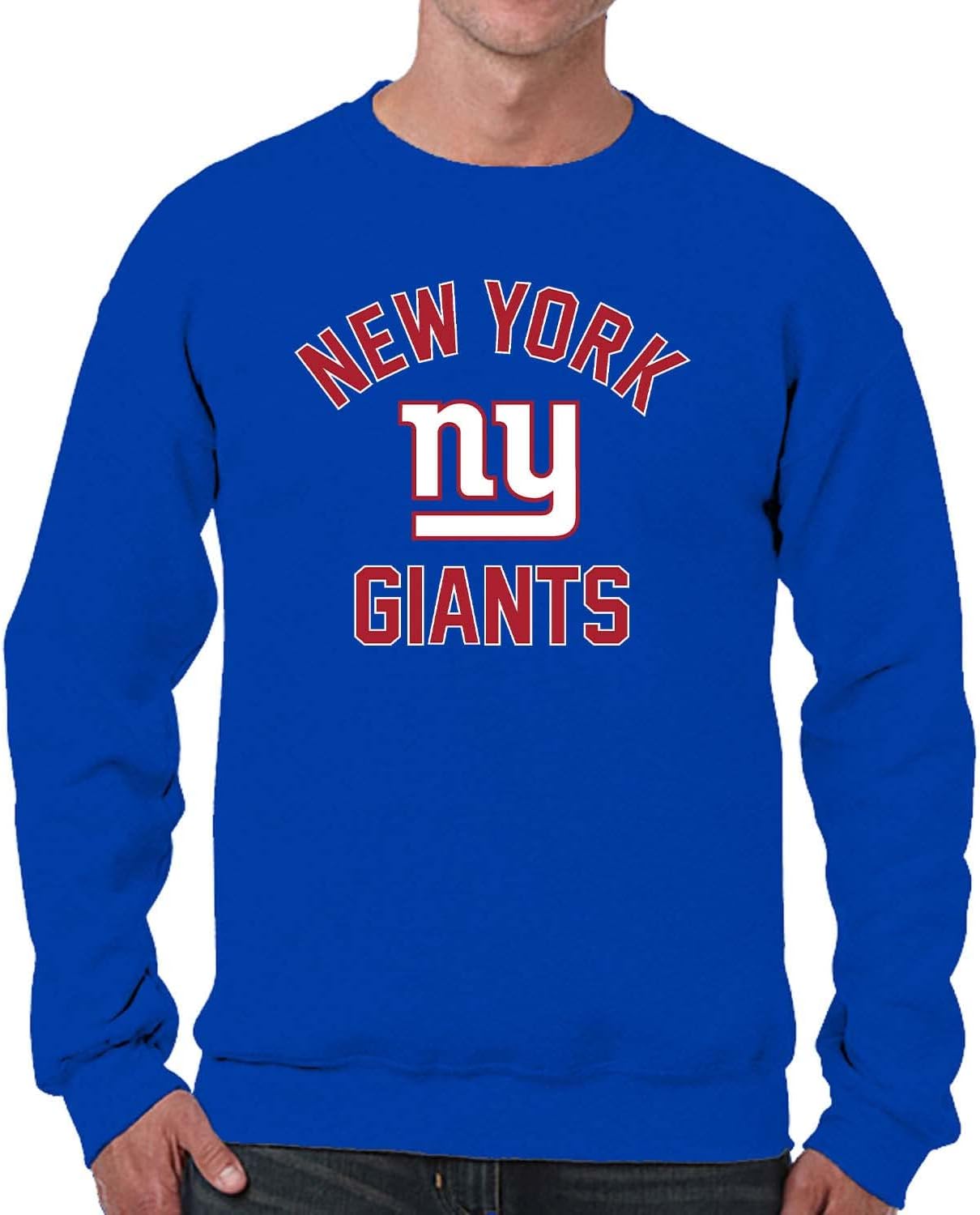 New York Giants Adult Gameday Football Crewneck Sweatshirt