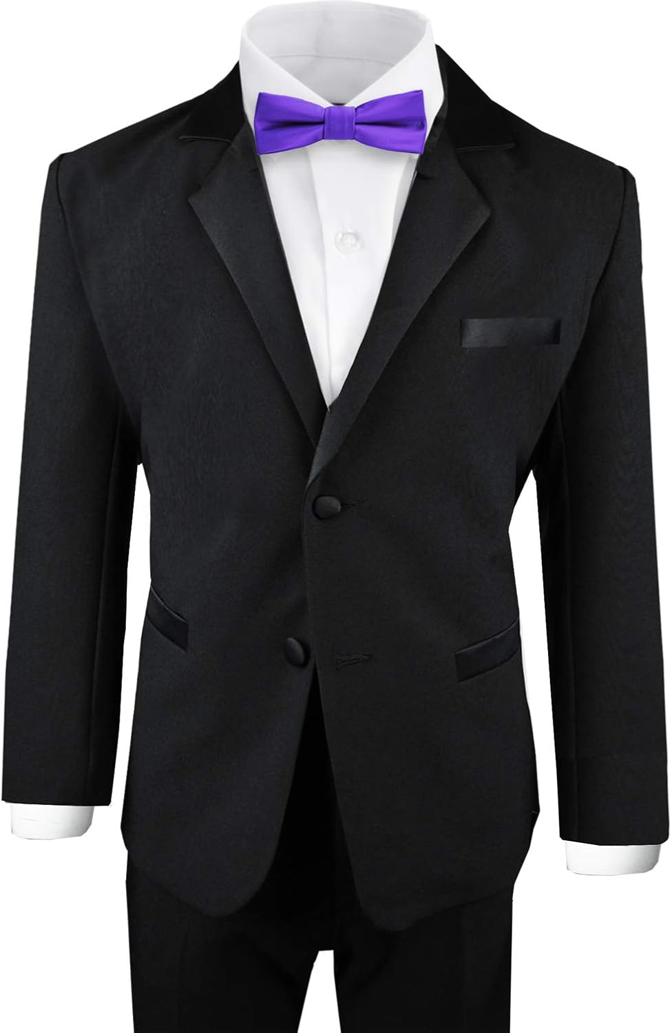 Black n Bianco Boy's Modern Tuxedo Dresswear Set for Kids