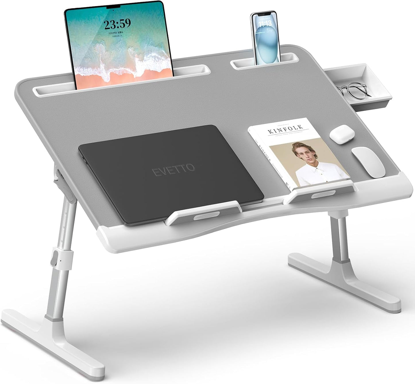 EVETTO X-Large Laptop Bed Desk - Ultimate Comfort & Convenience