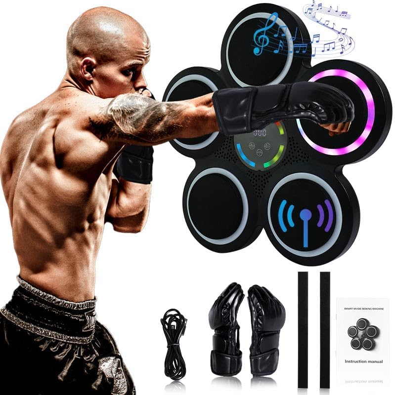 Premium Wall-Mounted Music Boxing Pad Set