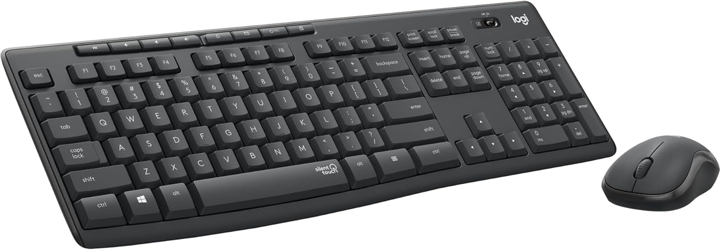 Logitech MK295 SilentTouch Combo - Lag-Free Wireless