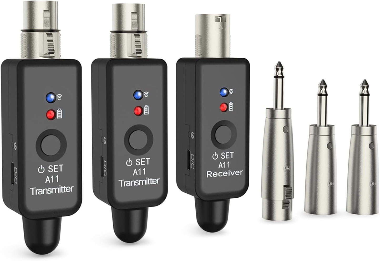 A11 Wireless Microphone System for Dynamic Microphones and PA