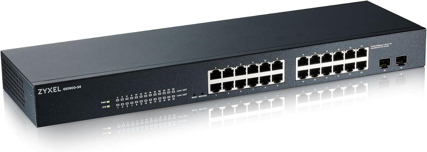 Zyxel 24-Port Gigabit Ethernet Switch for Fast Networking