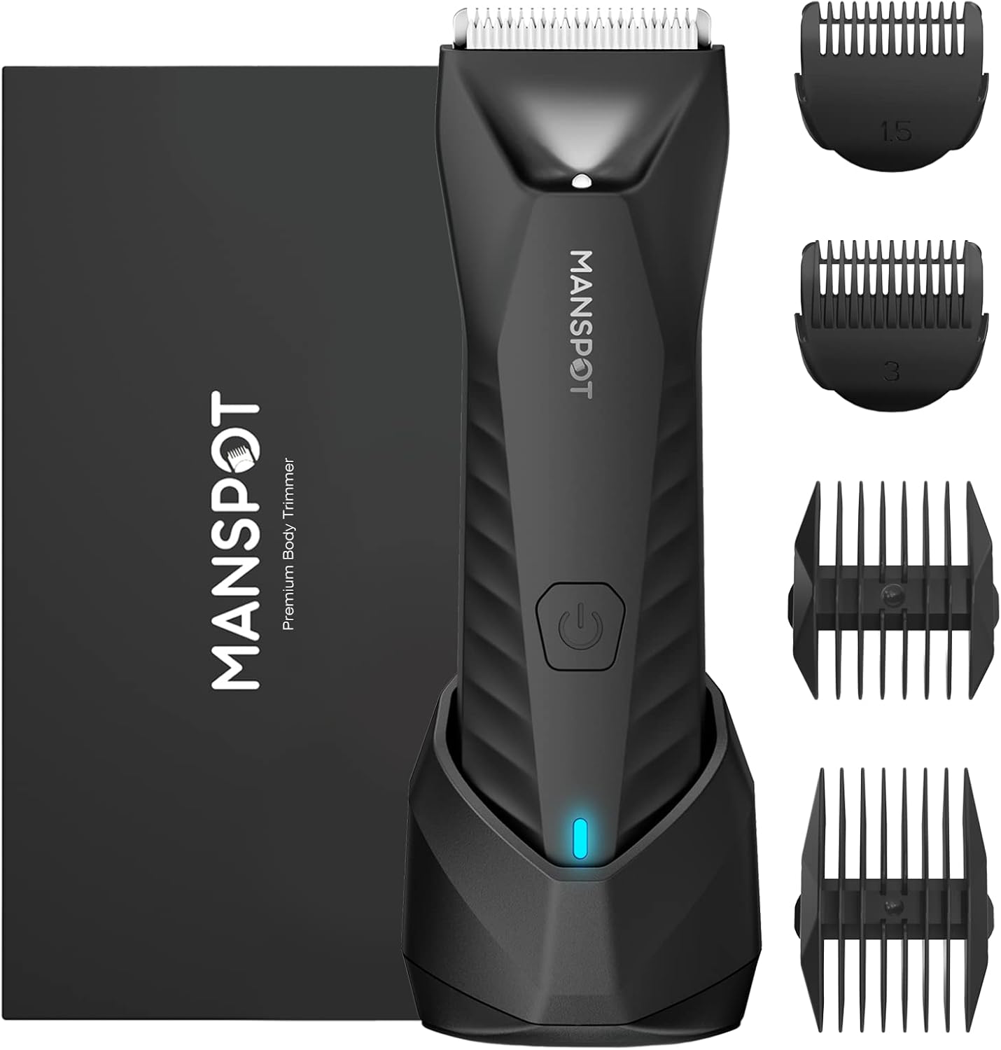 Manscape Body & Pubic Hair Trimmer for Men - Ultimate Grooming Tool