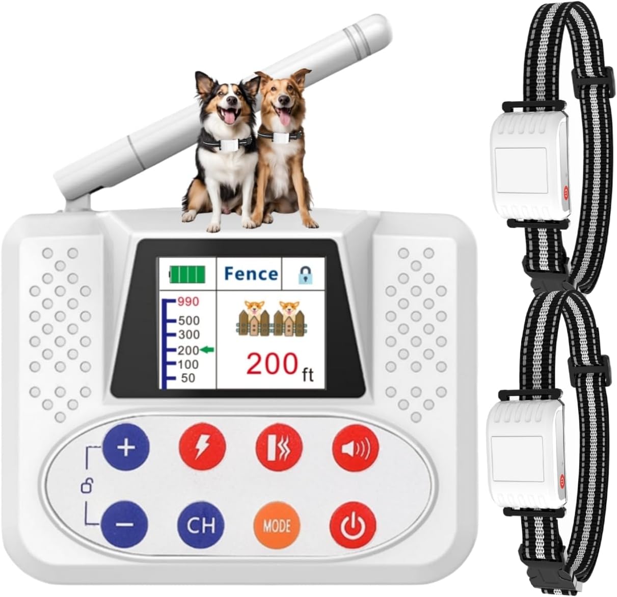 2025 NBSUN Wireless Dog Fence: Waterproof & Adjustable