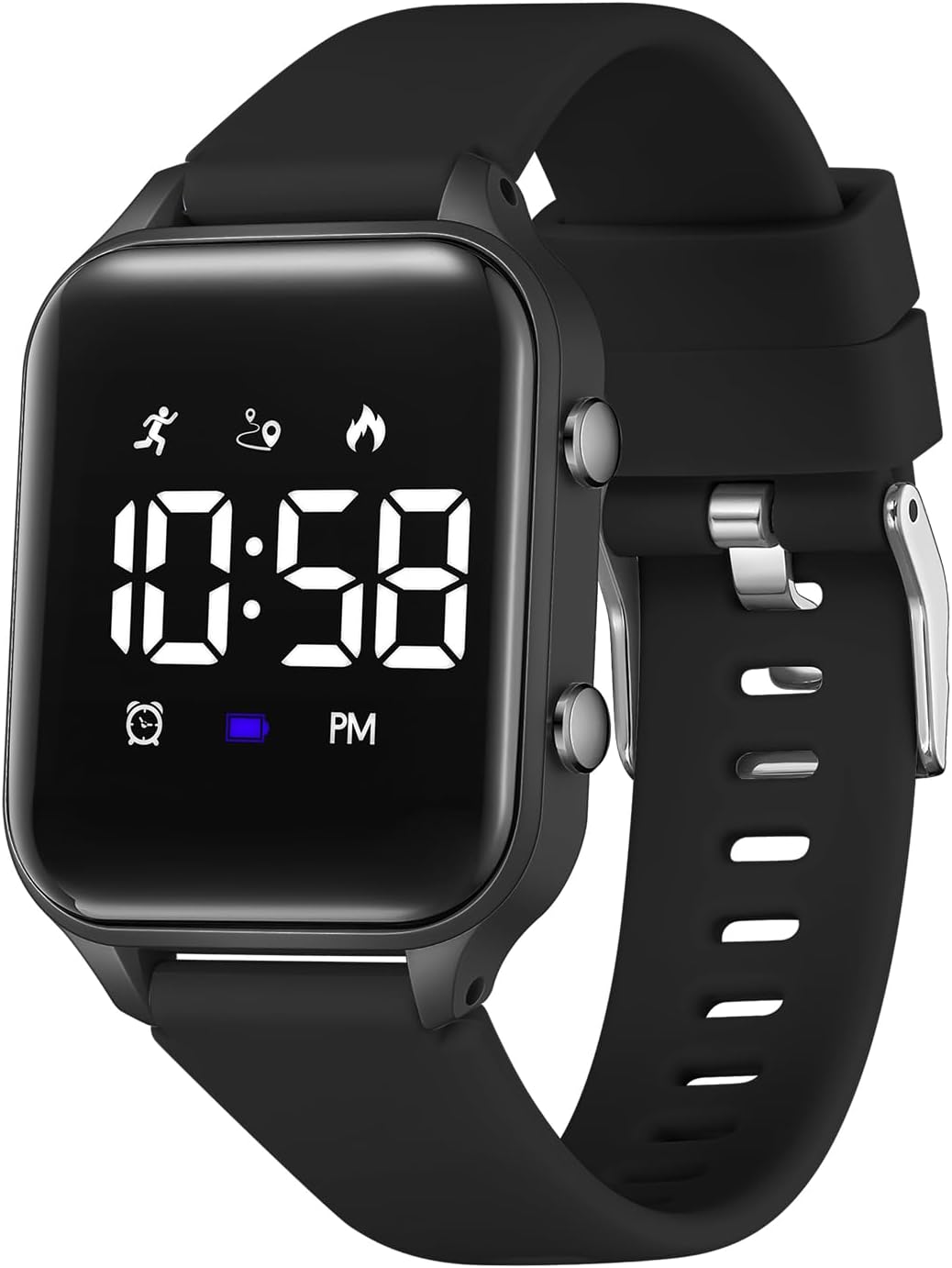 Timever Kids Waterproof Fitness Watch - No App Needed!