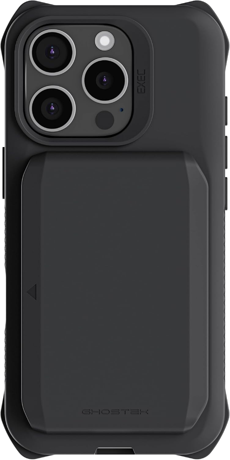 Ghostek Exec iPhone 16 Pro Wallet Case with Detachable Holder