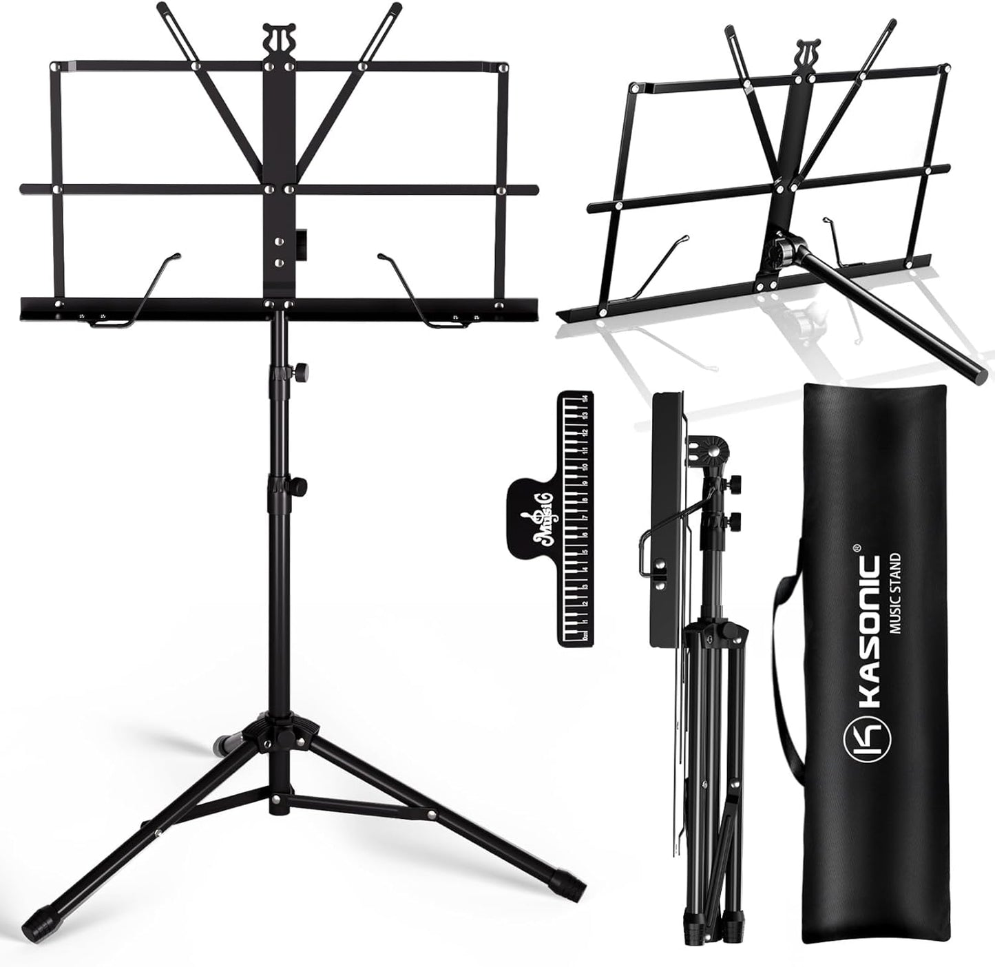 Portable Dual-Use Music Stand - Lightweight & Versatile