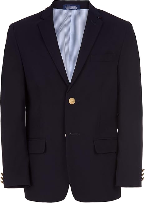 IZOD Boys' Brass Button Blazer Jacket for Stylish Kids