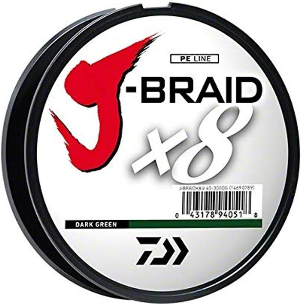 Daiwa J-Braid Grand 8 X 300 YDS Filler Spool for Fishing