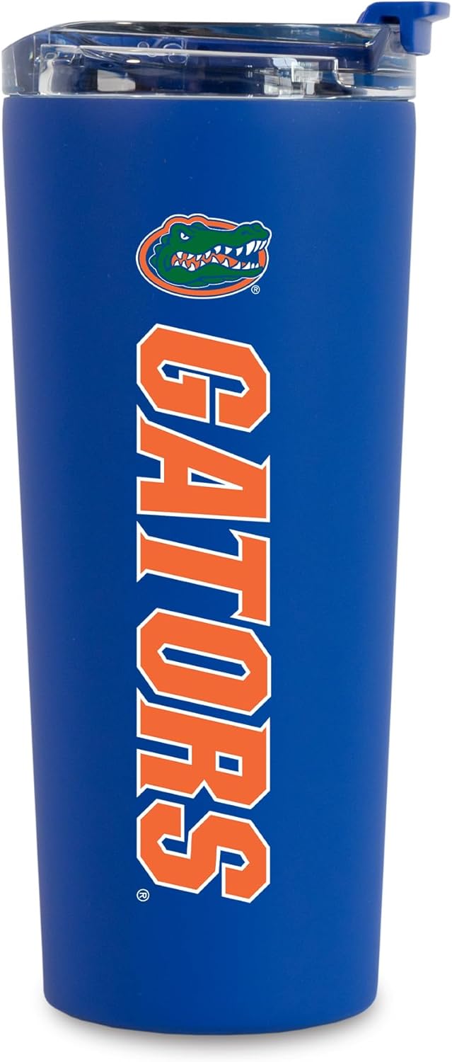 NCAA 24oz Stainless Steel Tumbler with Dual Functioning Lid