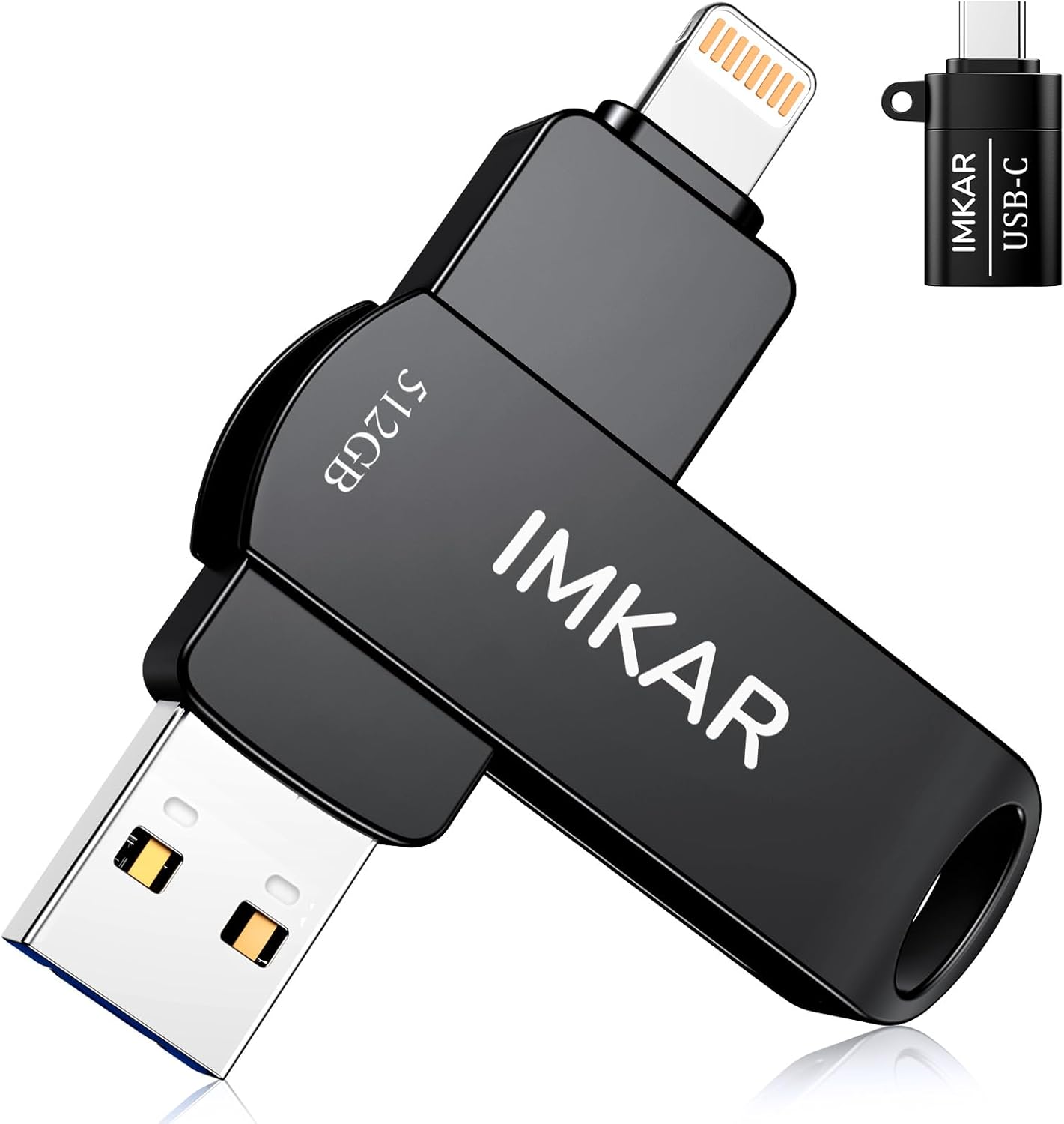 MFi Certified 512GB Flash Drive for iPhone and iPad Storage
