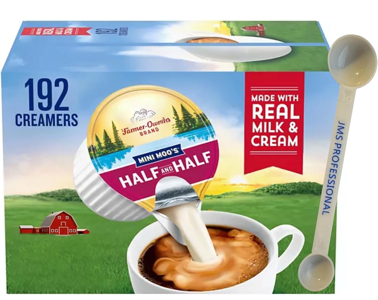 192 Mini Moos Half & Half with scoop by JMS PRO