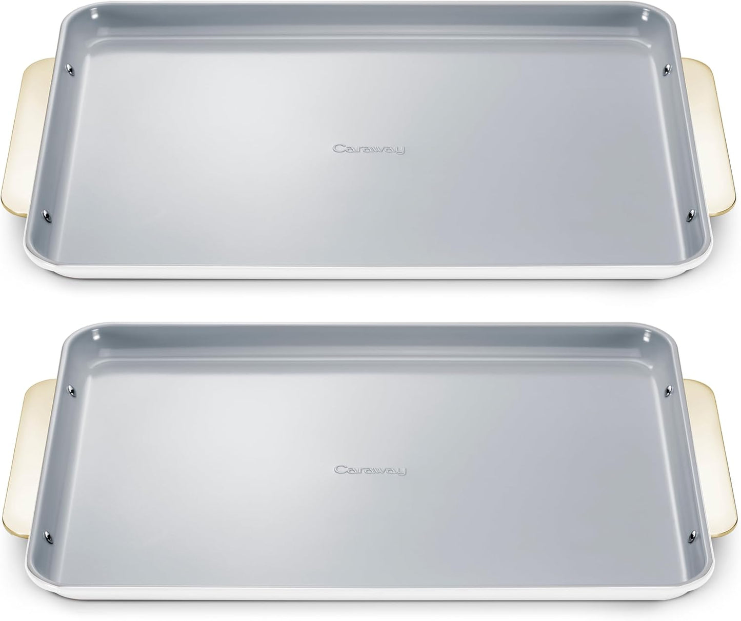 Caraway Non-Stick Ceramic Large Baking Sheet Duo for Perfect Baking