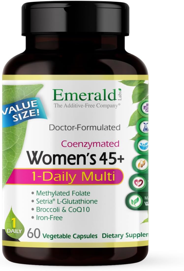EMERALD LABS Women's 45+ 1-Daily Multi for Comprehensive Support