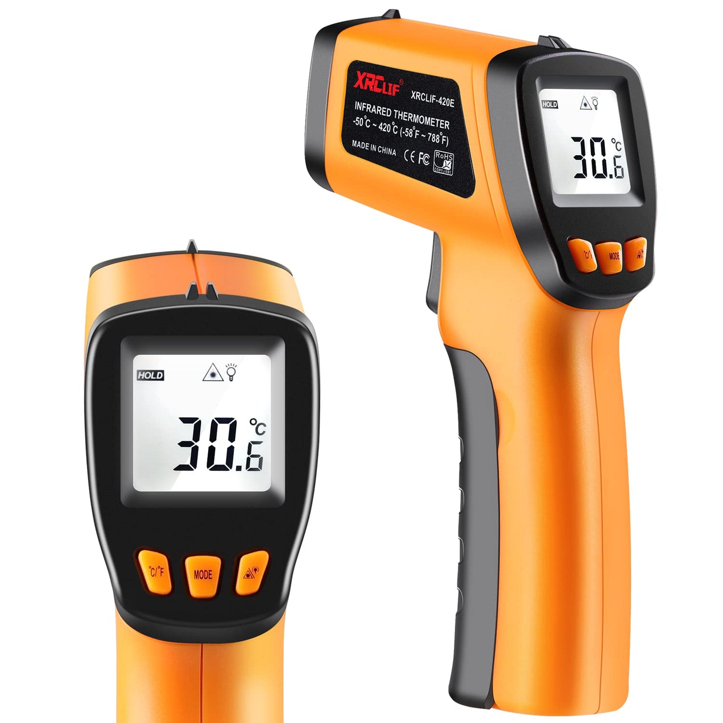 Infrared Temperature Gun - Versatile BBQ & Engine Thermometer