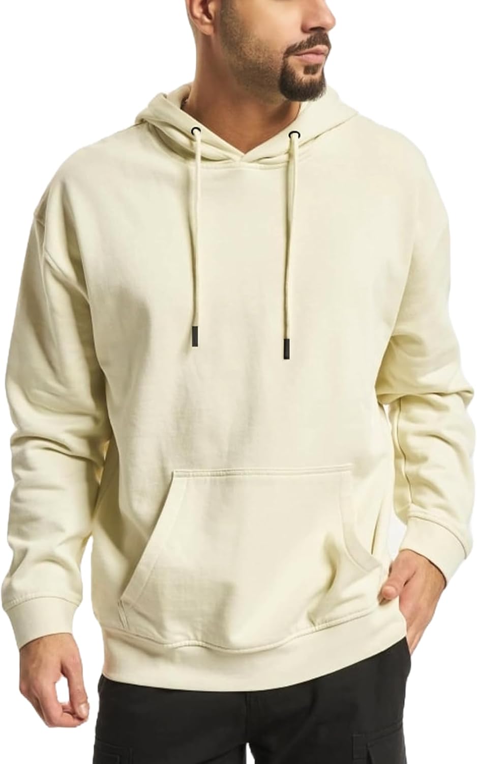 Cozy Kangaroo-Pocket Hoodie for Men