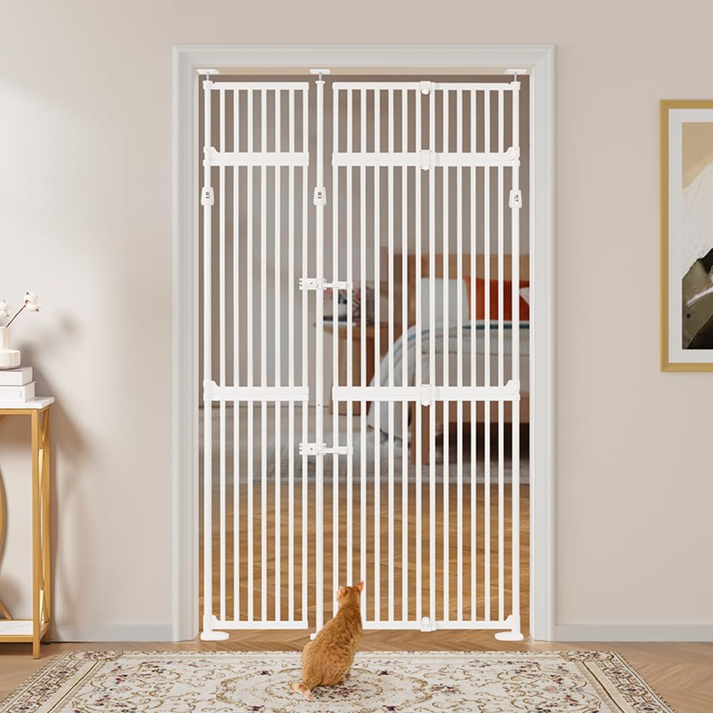 Extra Tall Cat Gate for Doorways and Hallways - 87.7 in High