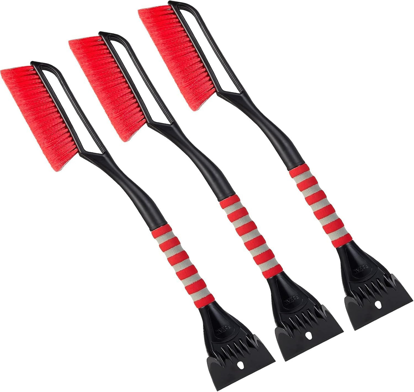 FOVAL 27in Ice Scraper Snow Brush - Durable Winter Tool Set