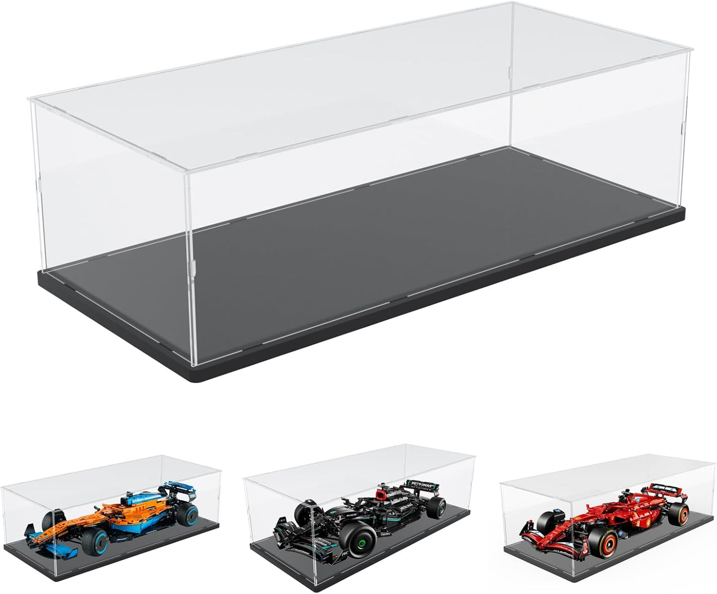 Choowin Acrylic Display Case for Lego F1 Models and Collectibles
