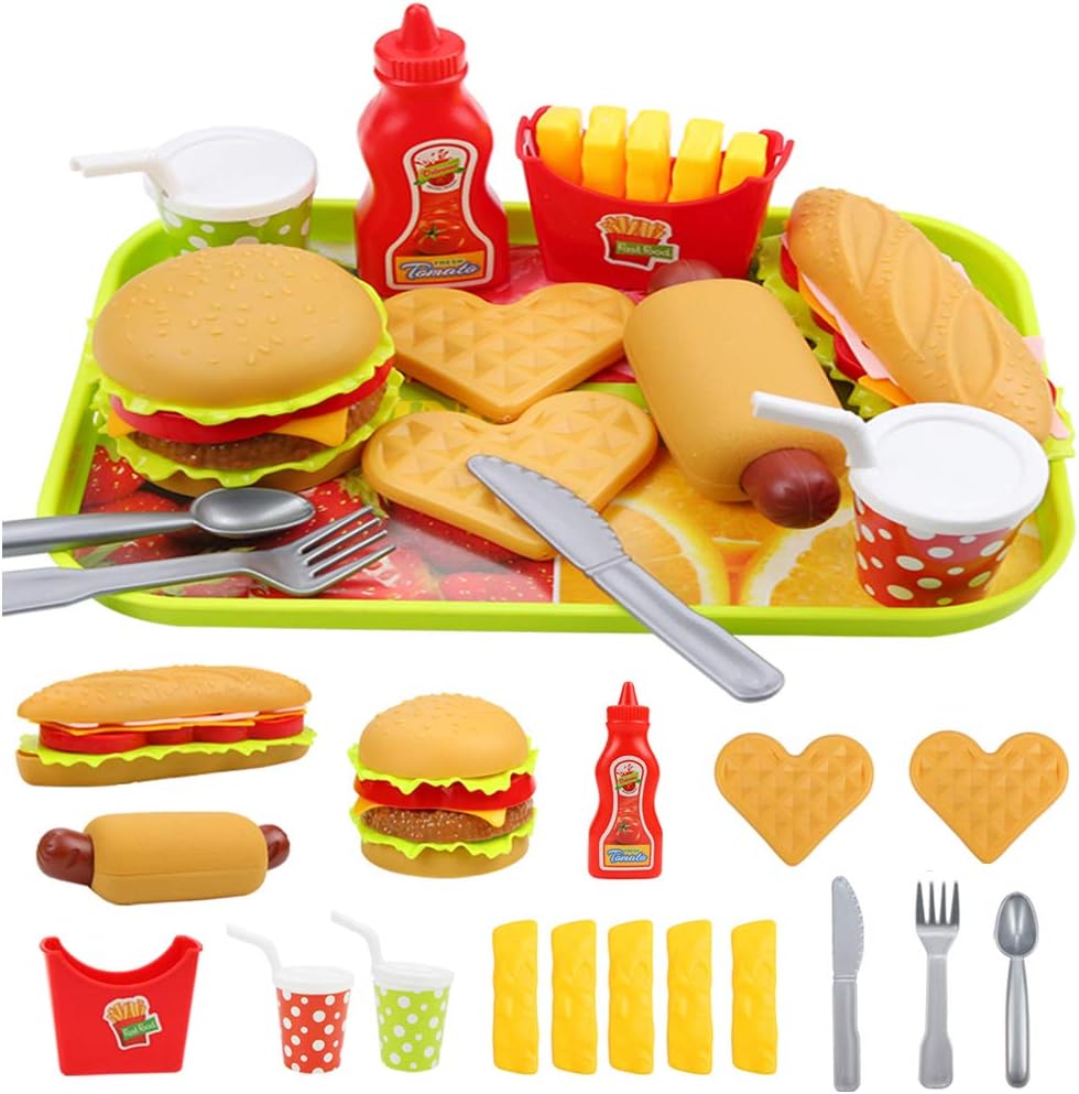 Imaginative Fast Food Kit for Kids - Elitoky