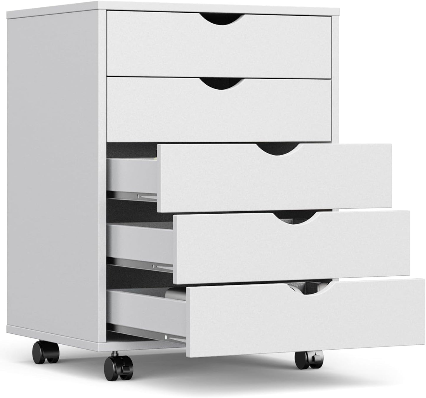 OLIXIS 5 Drawer Mobile File Cabinet for Home Office Storage
