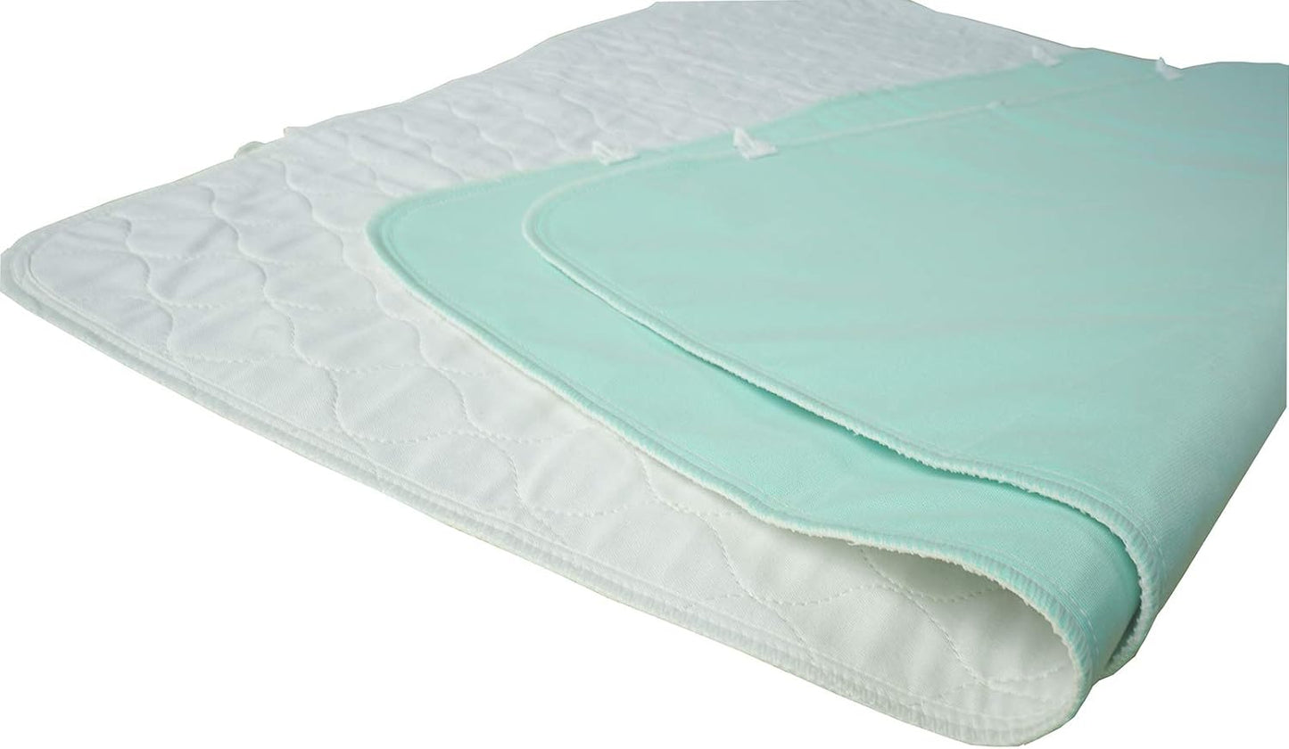 Careboree Quilted Cotton Top Underpad 34inX52in for Incontinence