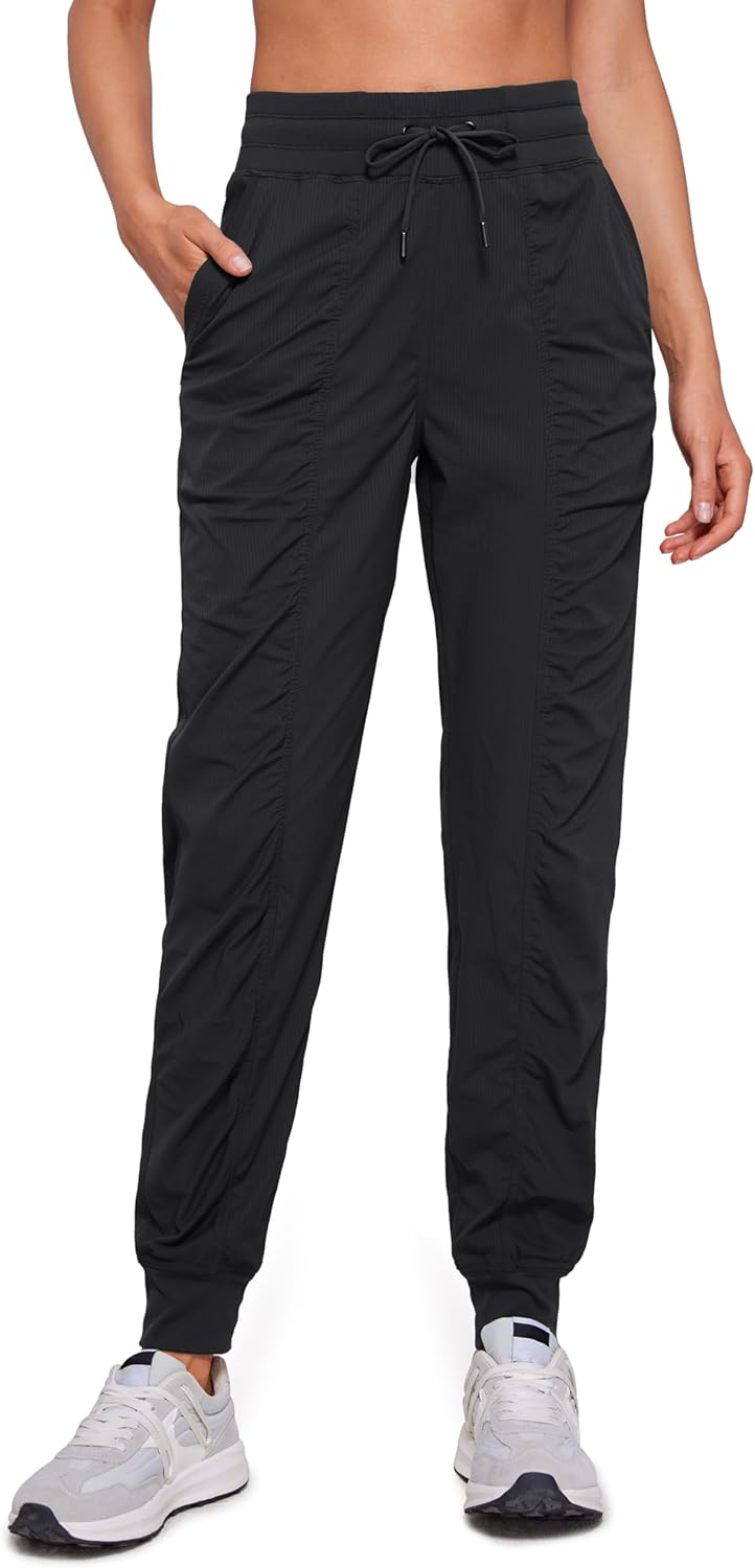CRZ YOGA High Waisted Joggers: Lightweight & Pockets