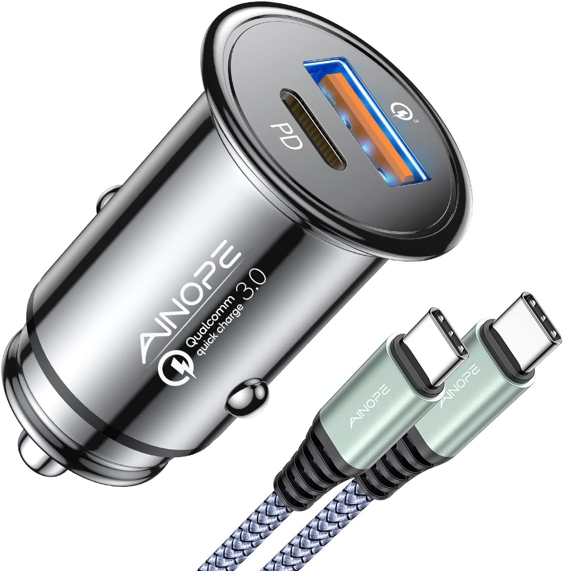 Fast Charge On-The-Go: AINOPE 67.5W USB C Car Charger