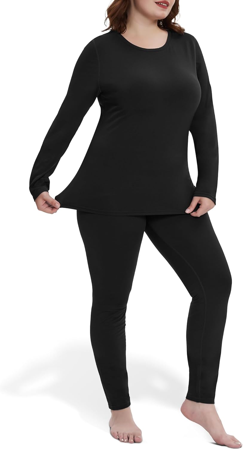 Cozy Plus Size Thermal Pajama Set XL-5XL