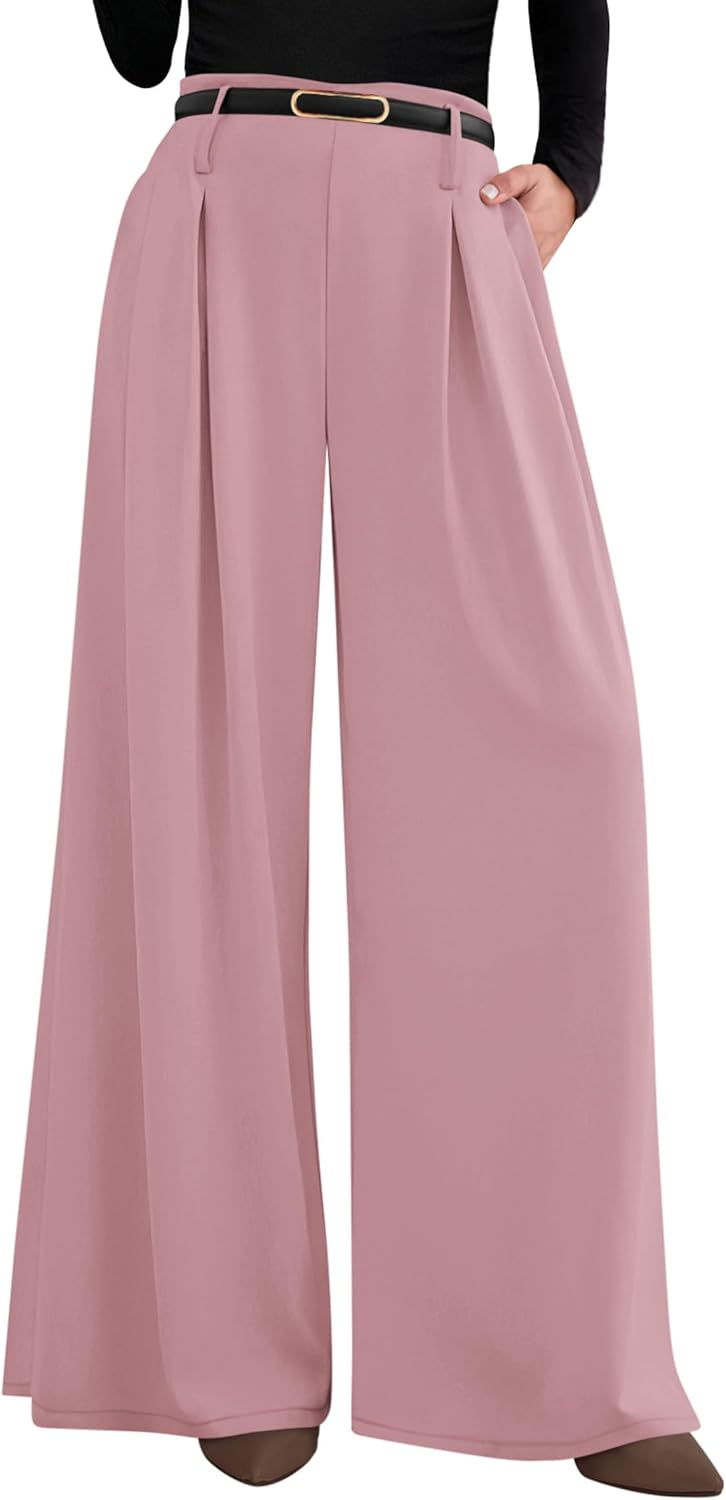 PRETTYGARDEN Womens Fall Wide Leg Trousers for Comfort and Style