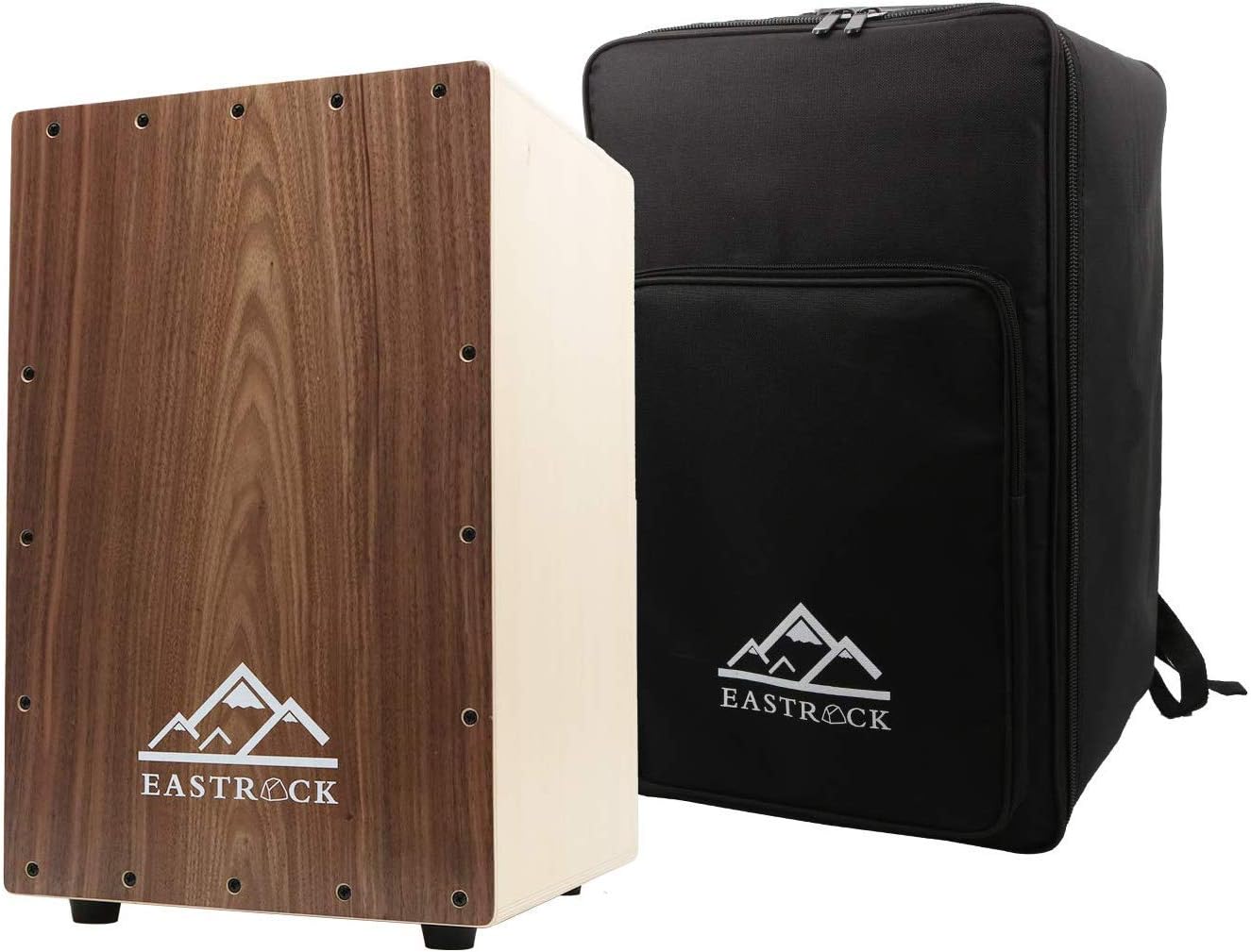 EASTROCK Walnut Wood Cajon Drum Box for All Musicians