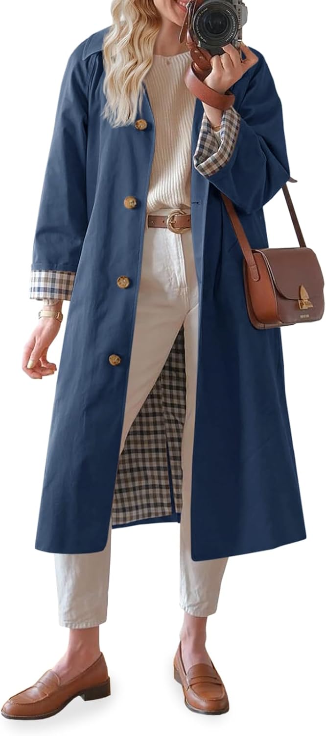 Stylish Womens Long Trench Coat for All Occasions and Seasons