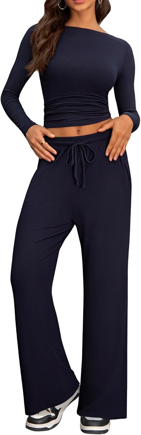 Cozy 2 Piece Lounge Sets for Women - Chic Casual Tracksuit