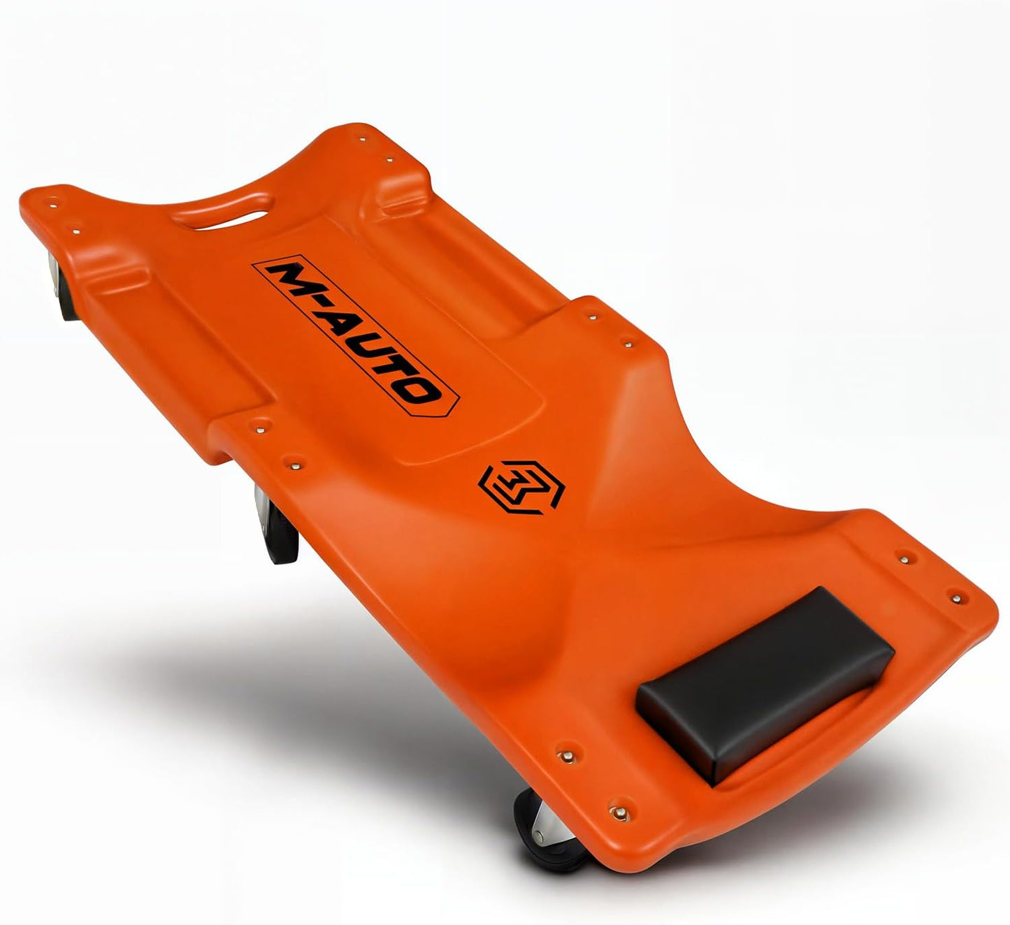 M-AUTO 36in Mechanic Rolling Garage Creeper with Padded Headrest