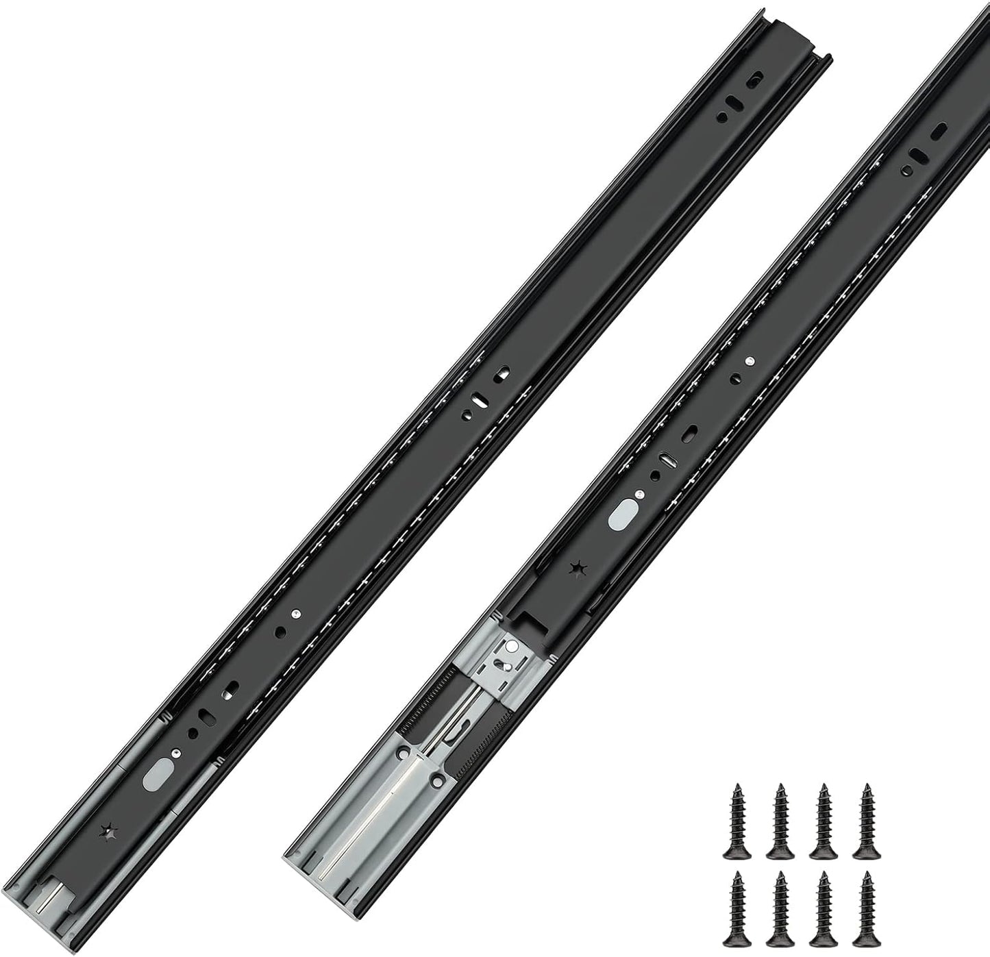 LONTAN Soft Close Drawer Slides for 22 Inch Cabinets - 10 Pairs