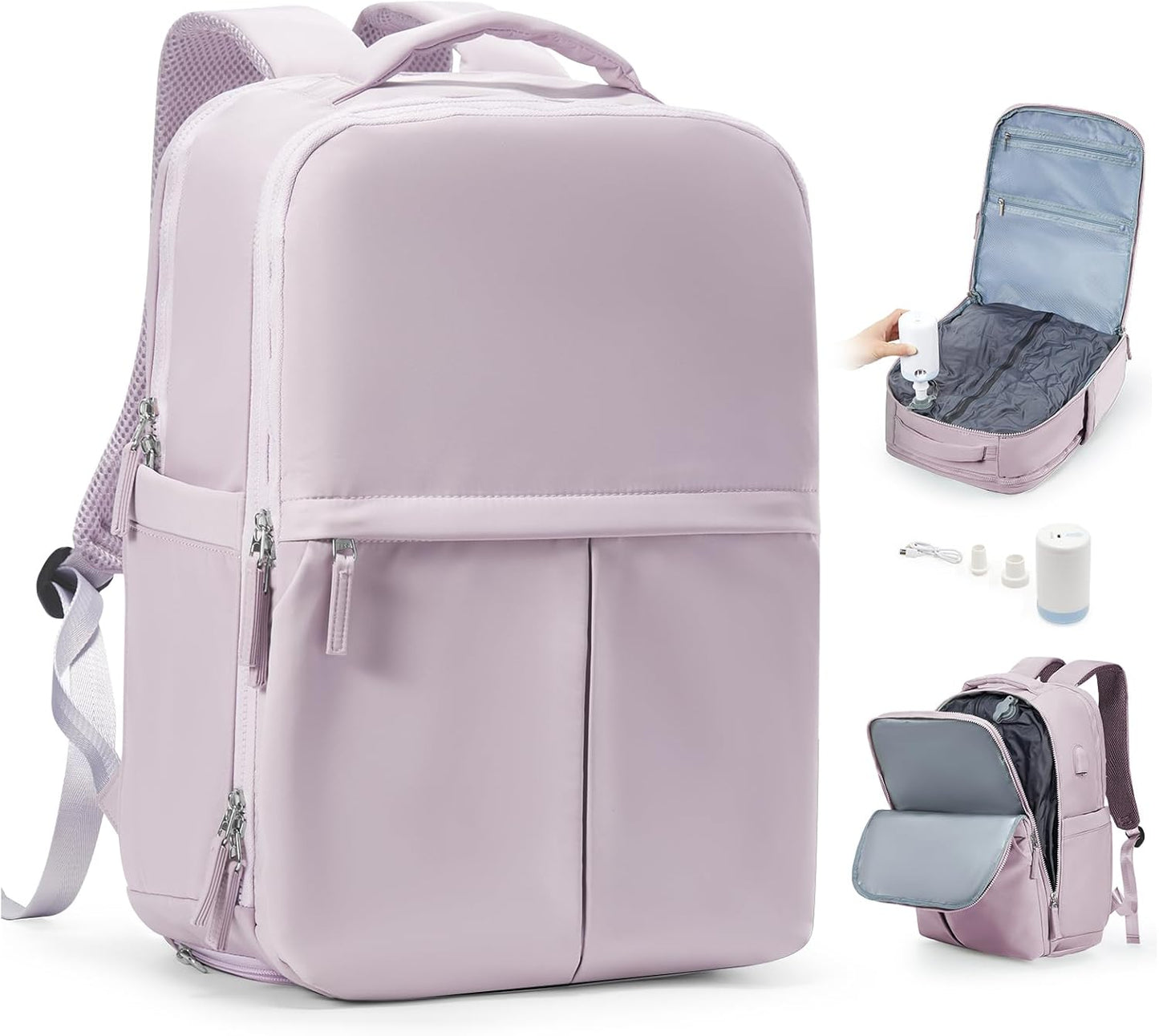 Vacuum Seal Backpack Travel Laptop Bag for Men and Women