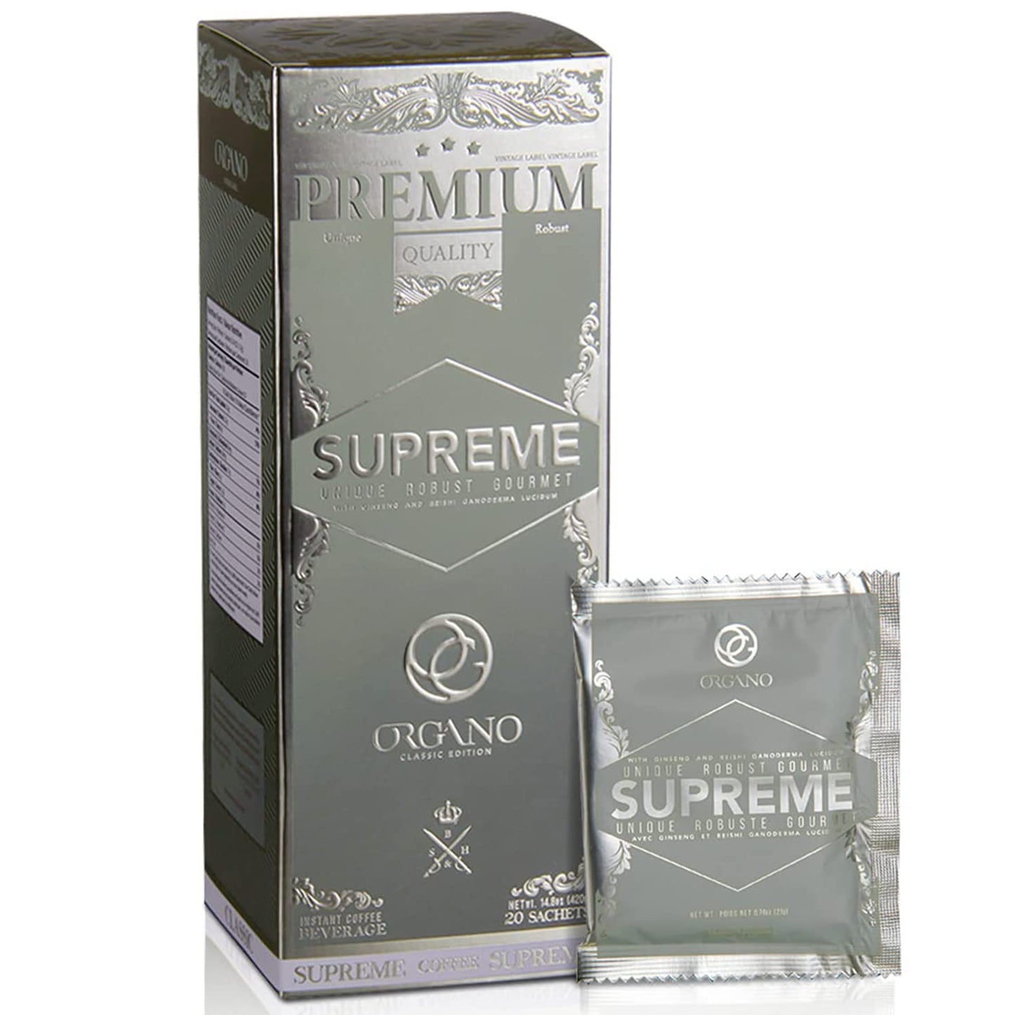 ORGANO Cafe Supreme with Ganoderma Lucidum and Ginseng Benefits