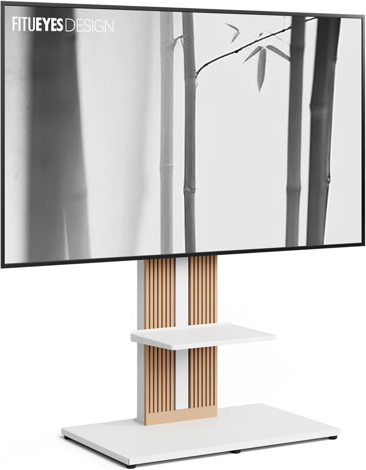 FITUEYES Design Wood TV Mount Stand for 55-88 inch Screens