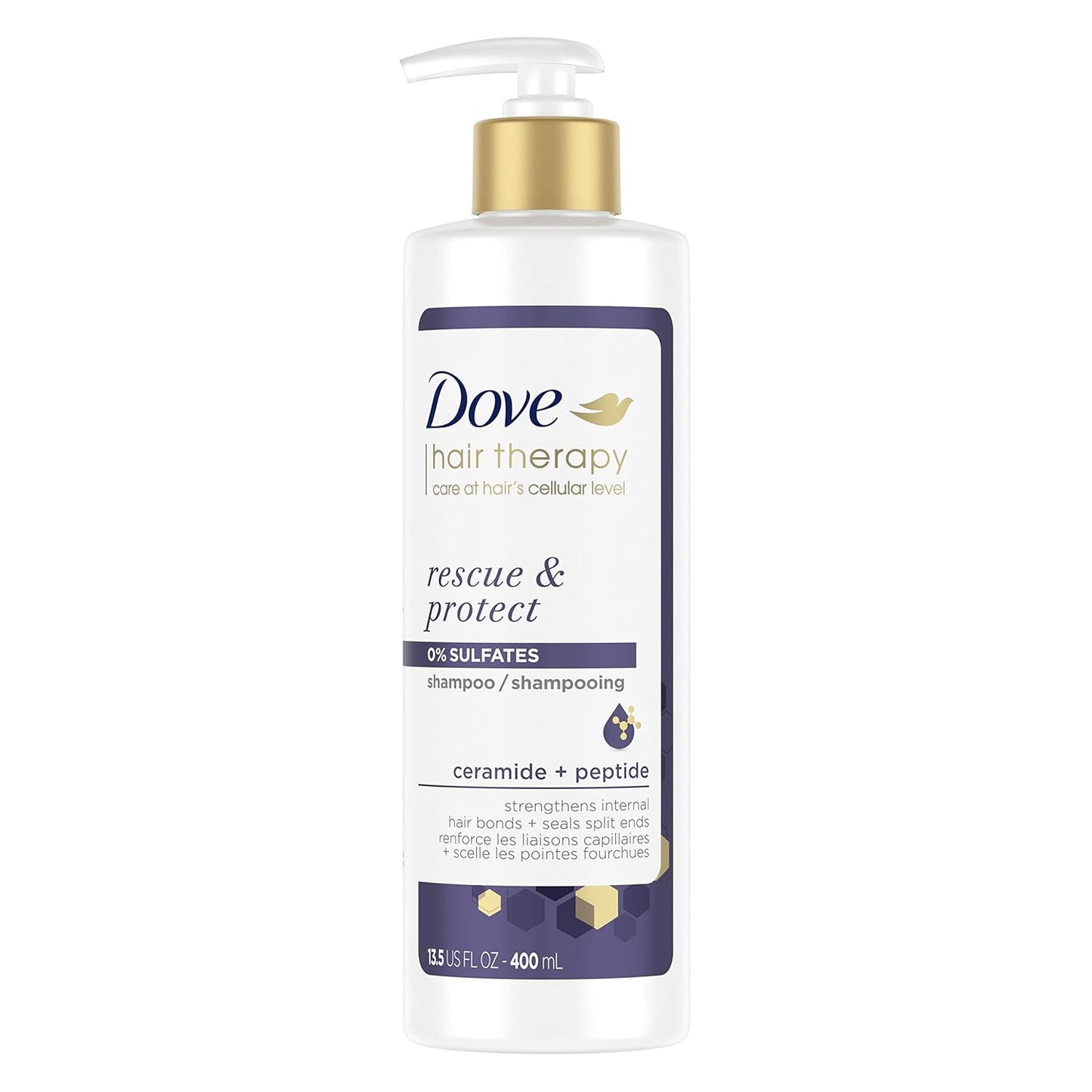 Dove Split End Rescue Shampoo 13.5 oz
