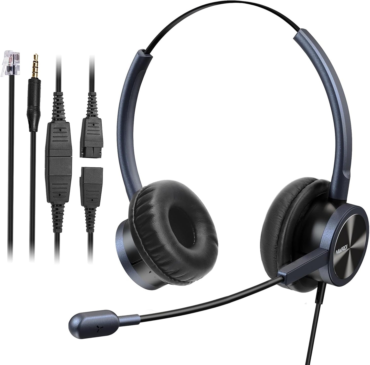 MAIRDI Telephone Headset with Microphone for Office Use