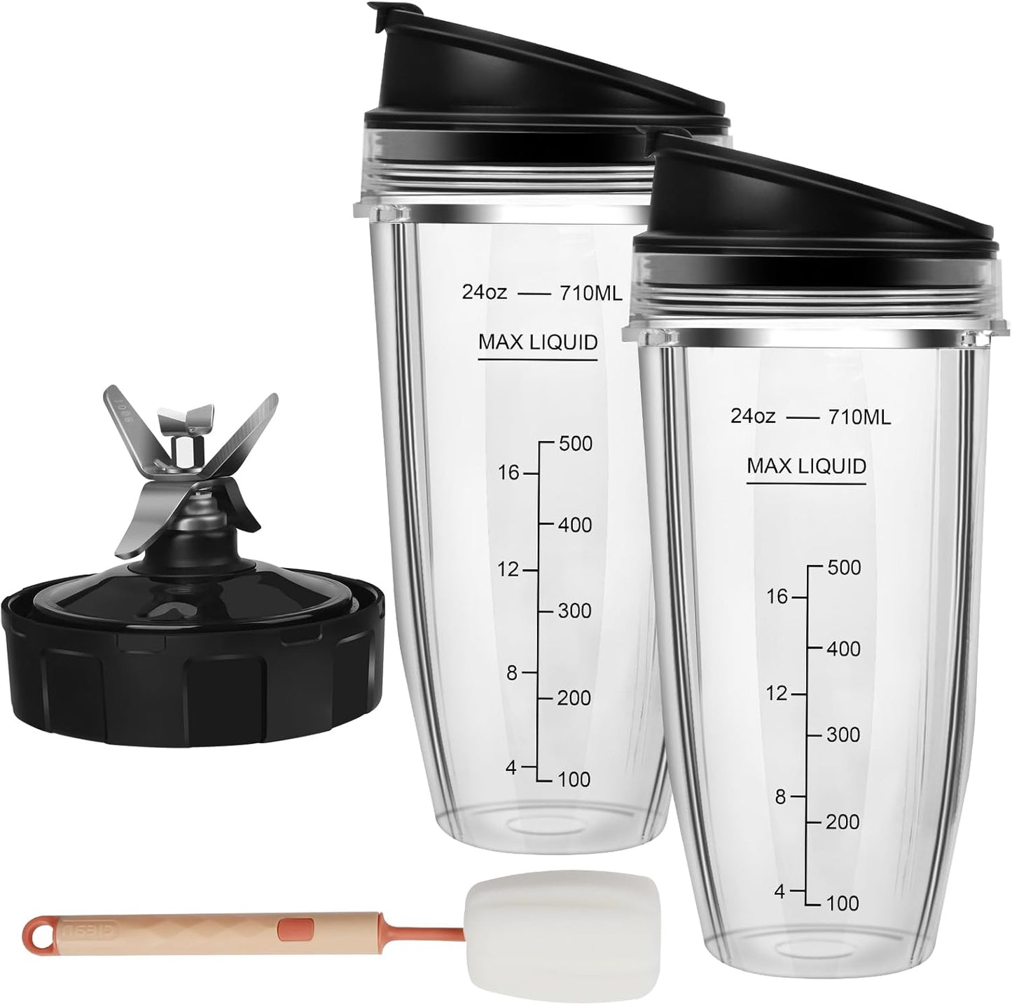 Ultimate Ninja Blender Kit: 2 Cups, Blade, Lids