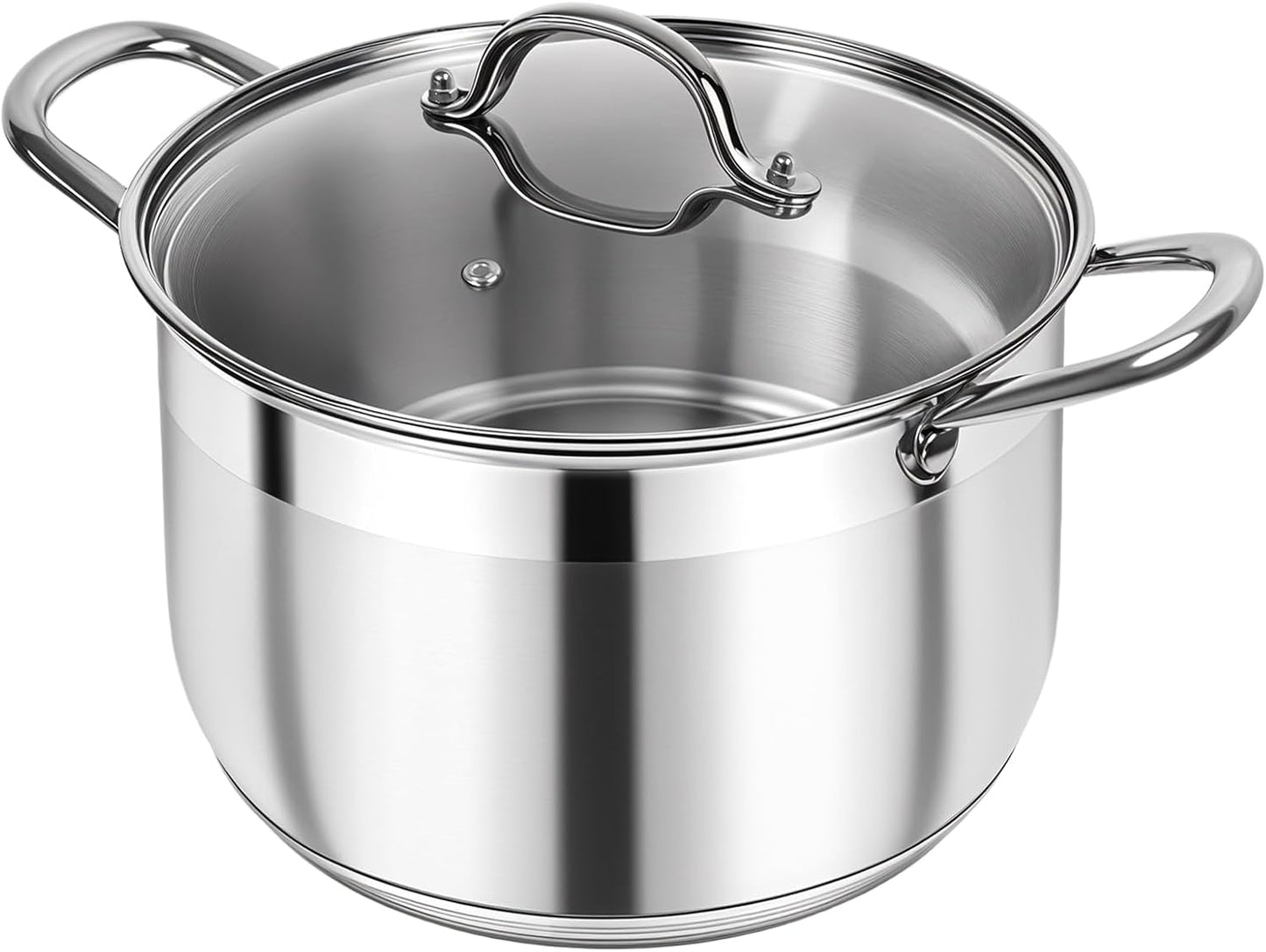 Kirecoo 12 Quart Stainless Steel Stock Pot for Cooking Needs