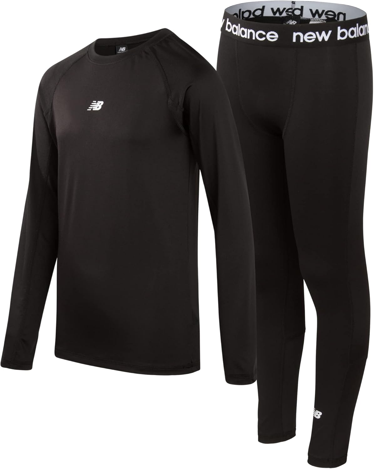 New Balance Boys' Performance Base Layer Set for Active Kids