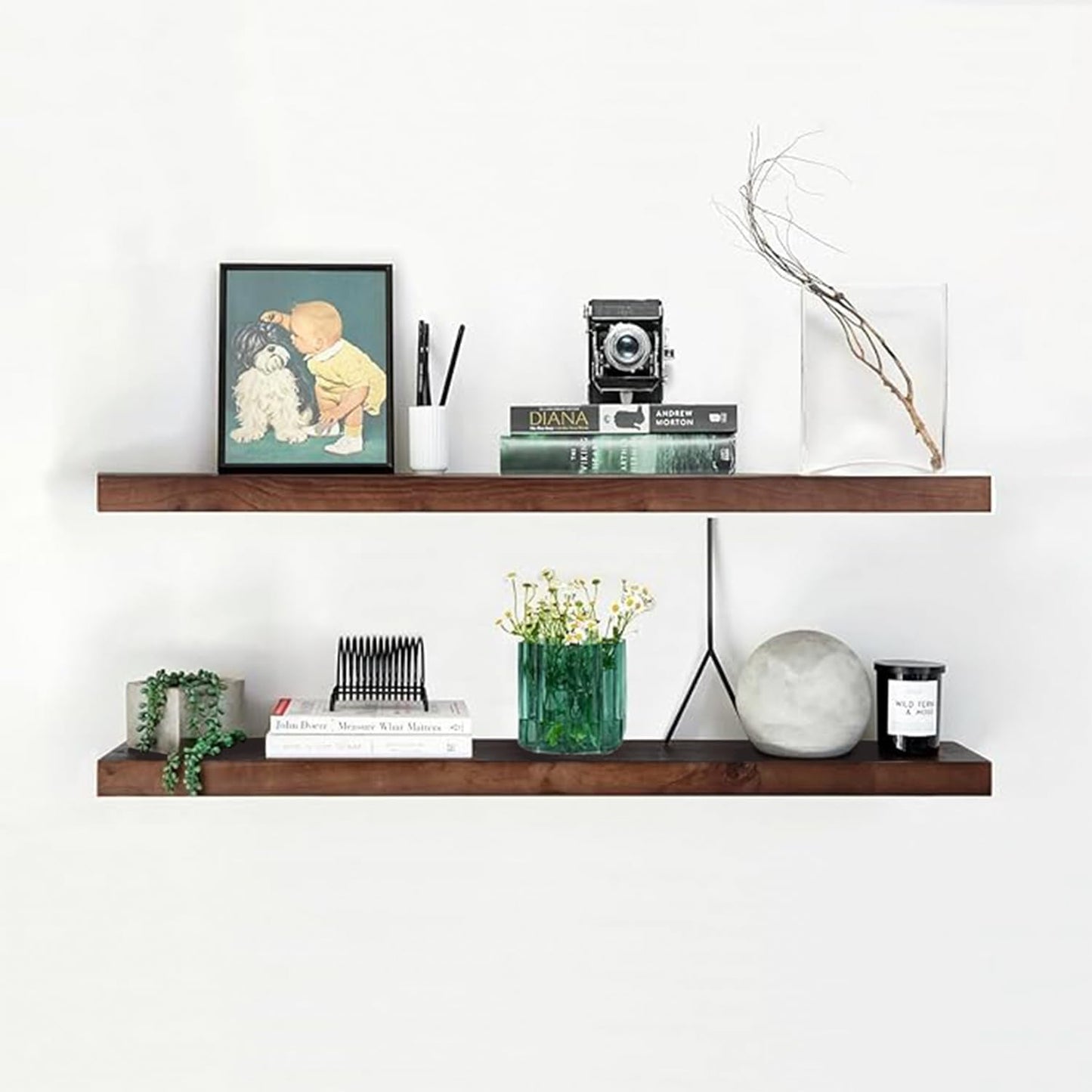 Homeforia 42 inch Floating Shelves for Elegant Wall Decor