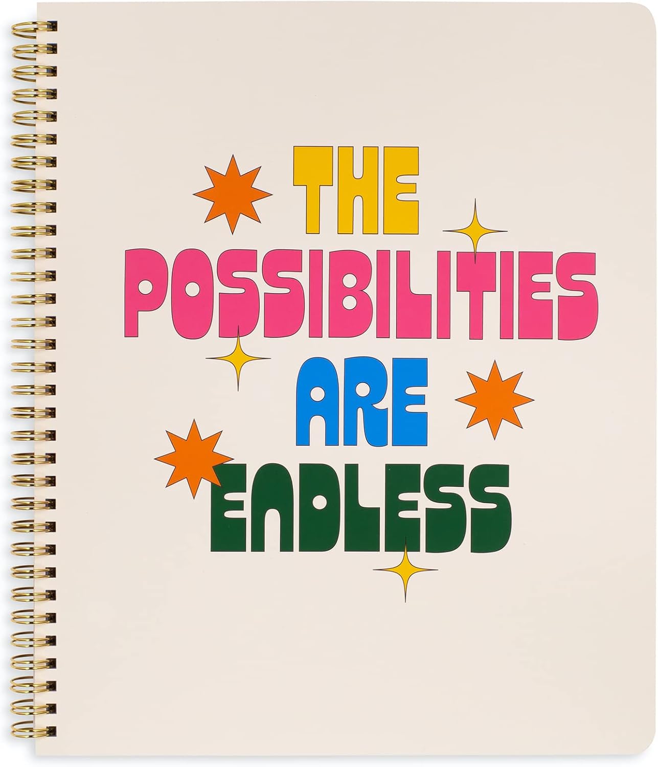 ban.do Large Spiral Notebook - 160 Ruled Pages, Endless Possibilities