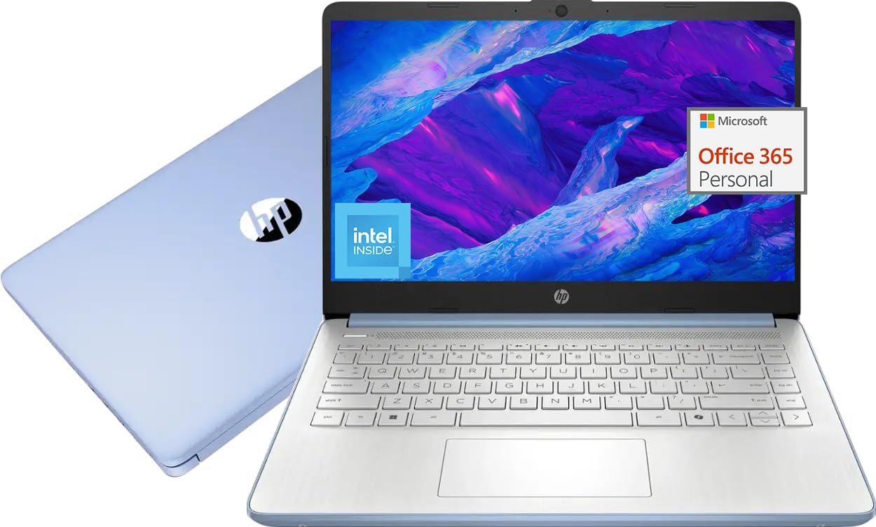 HP 14 Laptop with Sleek Design for Studying and Collaboration