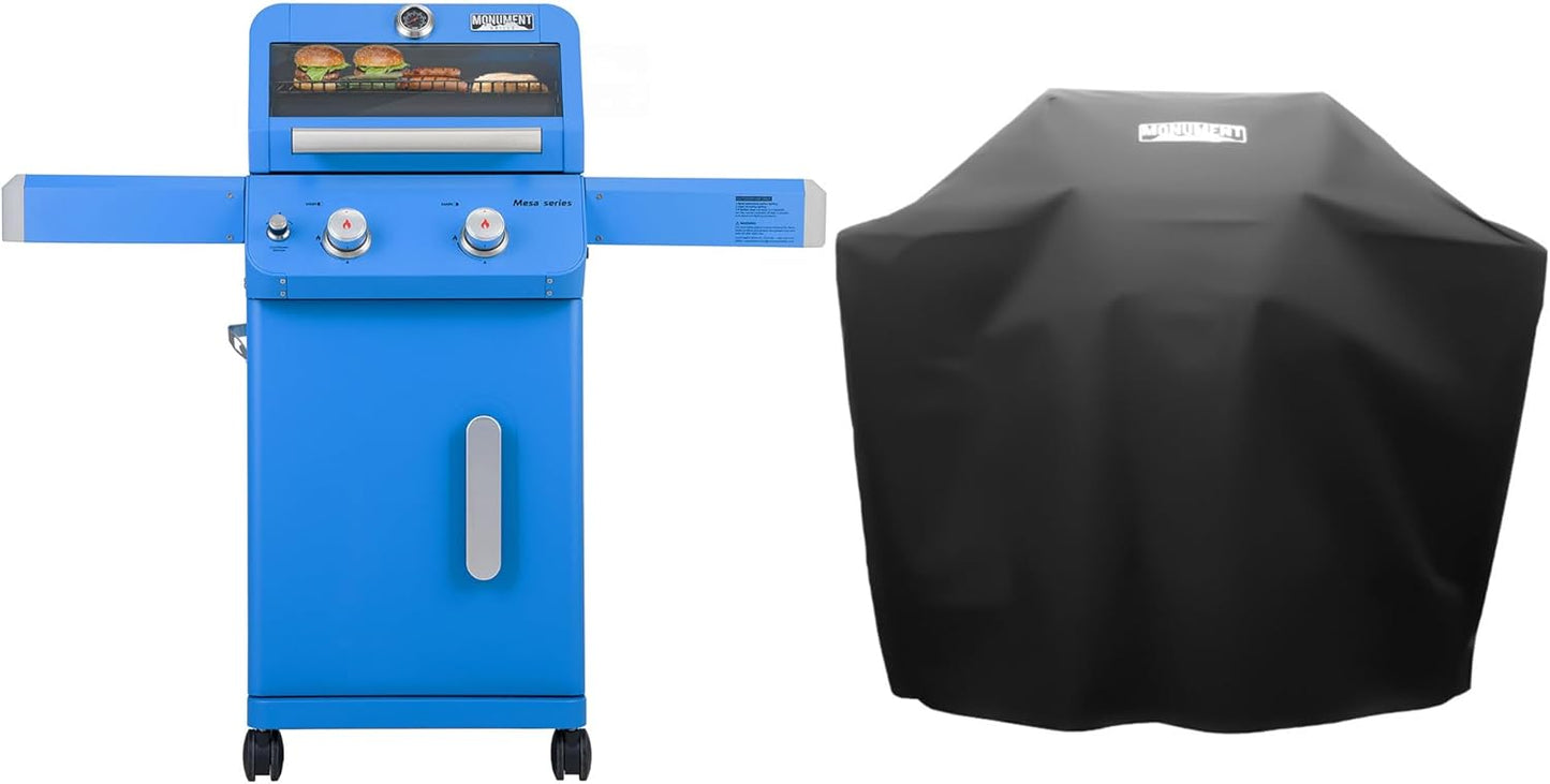 Monument Grills 2-Burner Liquid Propane Gas Patio Grill