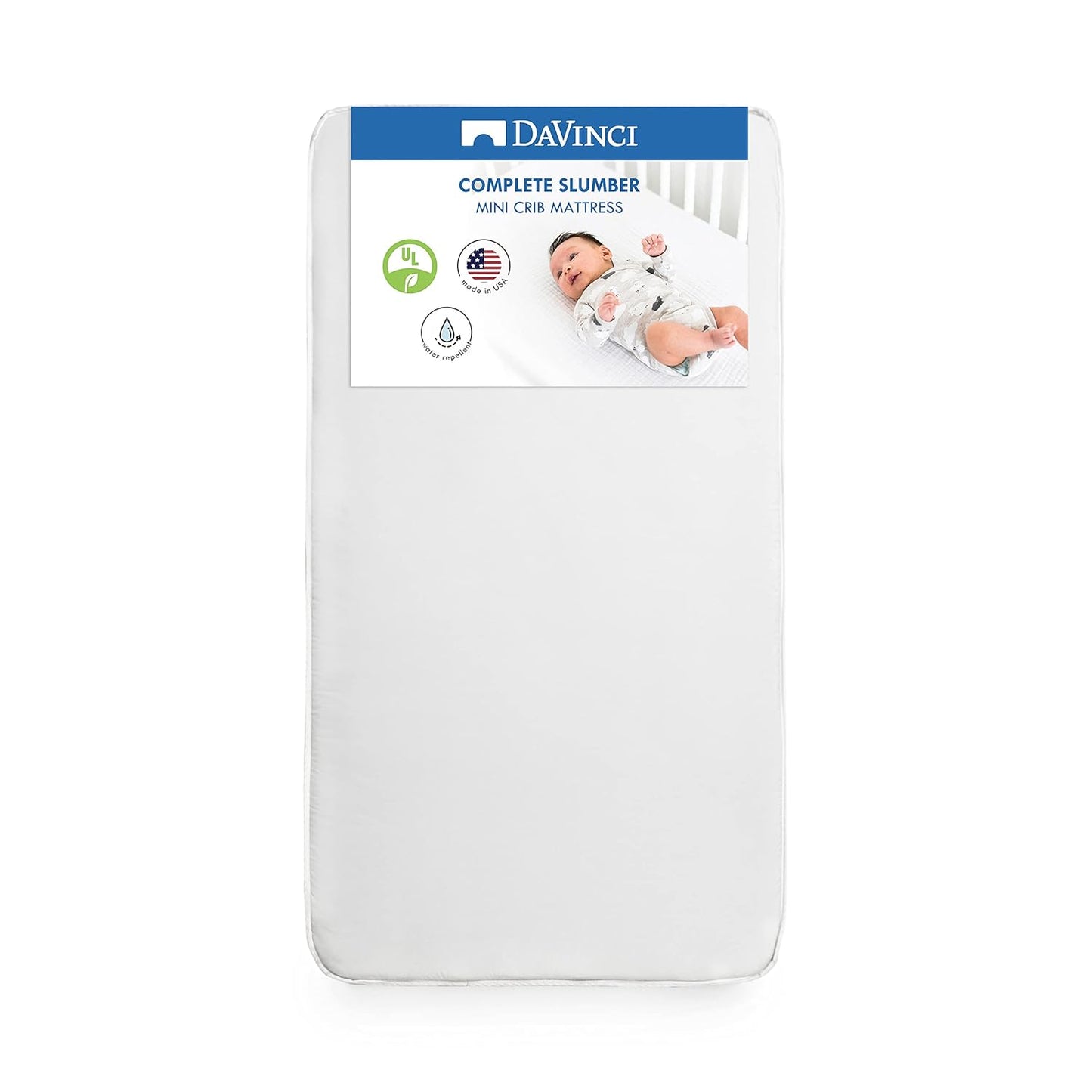 DaVinci Complete Slumber Mini Crib Mattress for Safe Sleep