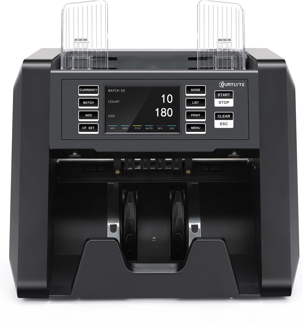 Premium Money Counter: Multi-Currency, Counterfeit Detection, Printer, Touch Screen